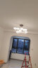 欧普星格北欧现代简约大气客厅卧室餐厅LED吊灯 MZD910-100W(适用12~20㎡)-8头 晒单实拍图