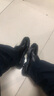 木林森男士高端皮鞋男真牛皮透氣商務(wù)正裝系帶英倫風(fēng)休閑黑色新郎結婚鞋 黑色 單層 皮鞋碼，腳寬胖選大一碼 39 曬單實(shí)拍圖