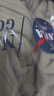 NASA GOOD搖粒絨夾克男連帽舒適保暖抓絨衣柔軟情侶外套男 卡其 L  曬單實(shí)拍圖