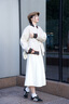CTOX復古呢子外套女2025秋冬新款加厚棉服休閑美式棒球服夾克寬松上衣 灰色 M 100-110斤 曬單實(shí)拍圖