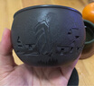 壺銘光陰宜興原礦紫砂杯純全手工品茗杯茶道配件家用主人杯江南風(fēng)光 曬單實(shí)拍圖