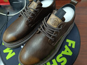 海瀾之家HLA新年禮物男鞋秋冬休閑鞋男低幫皮鞋戶(hù)外工裝鞋男 0548 古銅 40 曬單實(shí)拍圖