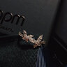 APM Monaco蝴蝶戒指銀白色氣質(zhì)戒指時(shí)尚前衛(wèi) 生日 送女友 情侶七夕禮物 銀色 52碼 曬單實(shí)拍圖