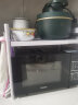 四季沐歌（MICOE）厨房置物架微波炉架可伸缩双层加厚款高度可调节烤箱架收纳架白色 实拍图