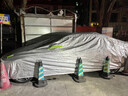 牧安 專用于寶馬3系車衣5系車罩7系x1x3x4x5x6 320li防曬防雨牛津布車套隔熱遮陽夏季 銀色加絨款 曬單實(shí)拍圖