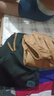 策息休閑褲子男夏季工裝耐臟耐磨棉褲工作工地男褲百搭運(yùn)動長褲 黑色+駝色 2XL -建議140-150斤左右 曬單實(shí)拍圖