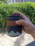 哲選 茶具套裝旅行茶具一壺四杯戶外單人便攜式功夫茶具陶瓷茶杯送禮 遠(yuǎn)山快客杯-禪黑 曬單實(shí)拍圖