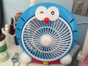 桑曬（SANGSHAI）小風(fēng)扇桌面卡通迷你可愛(ài)兒童電風(fēng)扇小型學(xué)生宿舍床上臺式風(fēng)扇辦公室插電定時(shí)遙控渦輪扇 機器貓+3米定時(shí)線(xiàn) 曬單實(shí)拍圖