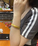 金宙泥鰍背黃金手鐲999足金包銀大氣百搭寬面古法鐲子送媽媽現貨速發(fā) 【58圈口】泥鰍背手鐲 包金1.8克【10MM寬】總重約30克 曬單實(shí)拍圖