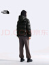 北面（The North Face）羽絨服女700蓬鵝絨Puffy風(fēng)帽可拆卸肩帶系統(tǒng)戶外秋冬上新|89YN JK3/宇宙黑 L 曬單實拍圖