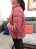 緹米媗中年媽媽短款羽絨服2025新款中老年女輕薄小棉衣女洋氣冬裝白鴨絨 橘色（羽絨服） L 建議穿110斤以?xún)?曬單實(shí)拍圖