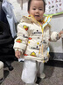 G.DUCK KIDS小黃鴨童裝男女童羽絨服秋冬季兒童沖鋒衣新款加厚保暖寶寶外套 黃色 100碼建議90-100cm3-4歲cm 曬單實(shí)拍圖