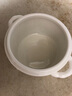 瓷航（CiH） 陶瓷燉盅雙耳雙蓋燉湯盅隔水內(nèi)膽燉燕窩甜品盅耐高溫湯煲雕花燉盅 純白中號雙耳雙蓋燉盅配勺550ml配勺+鑷子+蒸架 曬單實拍圖