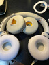 JZEPHF 適用于Sony索尼MDR-XB650BT耳套XB550AP海綿套XB450AP耳罩皮套 白色耳套1對(duì) 曬單實(shí)拍圖
