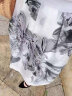 陆际半身裙香港潮牌2024新款高腰大花裙优雅半身微蓬松裙甜美百搭裙子 灰色-裙子 M 实拍图