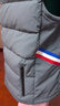 樂卡克（Le coq sportif）法國公雞男款騎行系列秋冬背心運動羽絨服LEM23Q30501 巖石灰/SMW 2XL 曬單實拍圖