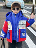 G.DUCKKIDS童裝聯(lián)名奧特曼衣服兒童羽絨服三合一男童沖鋒衣小男孩白鴨絨內(nèi)膽 青色 150碼建議11~12歲【140-150cm】c 曬單實拍圖