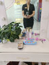 晨芙短袖小西裝女夏薄款職業(yè)西服套裝商務(wù)白領(lǐng)面試正裝酒店前臺工作服 單件黑色西裝 2XL 建議120-130斤 曬單實(shí)拍圖