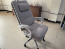黑白调老板椅可躺人体工学椅家用办公椅电脑椅久坐舒适R3 Air云母灰 实拍图