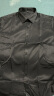 啄木鸟（TUCANO）衬衫男夏季短袖衬衣商务休闲时尚纯色百搭休闲男装 黑色 2XL 实拍图