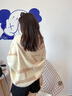 MELENDA KAMAR圍巾女冬季2025新款保暖披肩圍脖針織時(shí)尚生日元旦禮物送女生女友 咖米 曬單實(shí)拍圖