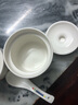 瓷航（CiH） 瓷航恐龍?zhí)沾筛羲疅踔褞w碗燉盅內(nèi)膽蒸蛋盅家用小湯盅蒸碗帶蓋小碗 劍龍直身燉盅1個+勺250ml 曬單實拍圖