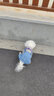 狗狗衣服牛仔背帶褲寵物比熊小型犬雪納瑞泰迪博美小狗狗衣服四腳衣春秋款 淺藍色 L(胸47背34約8-10斤) 曬單實(shí)拍圖