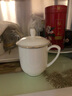 錦鳯錦鳳茶杯骨瓷蓋杯景德鎮(zhèn)陶瓷茶杯商務(wù)辦公杯會(huì)議杯描金茶杯可定制 金邊1號(hào)商務(wù)杯400ml 曬單實(shí)拍圖