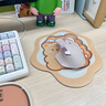 索能（SUONENG）可愛(ài)卡通異形鼠標墊ins風(fēng)女生護腕小號便攜電腦辦公室桌面防滑墊 MS-746 無(wú)規格 曬單實(shí)拍圖