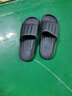 安尚芬EVA軟底涼拖鞋男士夏季室內外家居浴室洗澡防滑情侶涼拖鞋女 黑色 40-41 正碼 曬單實(shí)拍圖