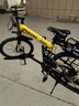 飛鴿（FG FLYING PIGEON）鋁合金折疊山地自行車(chē)成人男女大中小學(xué)生車(chē)城市越野通勤單車(chē) 悍馬-27速-折疊鋁架油剎-檸檬黃 26寸適合160-180cm 曬單實(shí)拍圖