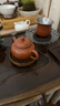 勤凱紫砂壺養(yǎng)壺盤干泡壺托壺承茶壺底座硅膠塑料壺墊茶寵墊座架隔熱墊 小號棕色(硅膠軟款，直徑9cm) 曬單實拍圖