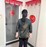 恒源祥中老年香云紗上衣女七分袖加肥加大尺碼胖媽媽夏裝真絲桑蠶絲t恤 綠 (單件上衣) 2XL 建議120-130斤 曬單實(shí)拍圖