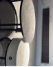 木头鱼岩板茶几客厅轻奢家用现代简约小户型圆形折叠茶几边桌电视柜组合 （阿玛尼灰+雪山白）黑架子 80+60cm大户型 实拍图