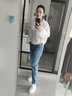 OTMX運(yùn)動(dòng)休閑鞋女松糕小白鞋厚底內(nèi)增高女鞋子2024新春夏透氣高跟網(wǎng)鞋 白咖網(wǎng)鞋 34 曬單實(shí)拍圖