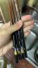 达乐丰高颜值实木筷子创意个性家用日式筷子简约尖头筷五双装KZ308W 晒单实拍图