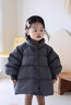 G.duck小黃鴨童裝女童羽絨棉服加厚面包服冬季兒童外套保暖女孩衣服立領(lǐng) 女童服氣質(zhì)灰 100 建議2~3歲【 90-100】cm 曬單實(shí)拍圖