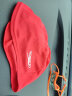 速比涛（Speedo）成人泳帽 透气速干高弹训练装备游泳布帽 8710080004 红色 实拍图