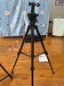 云騰（YUNTENG）直播間相機三腳架適用佳能（Canon）索尼（SONY）尼康（Nikon）微單反相機直播三角架 860三腳架【送手機夾】+帶刻度相機直播L型豎拍板 曬單實(shí)拍圖