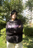 POUM美式潮牌衛(wèi)衣男士春秋款休閑情侶運(yùn)動連帽外套POW07黑色M 曬單實(shí)拍圖