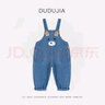 嘟嘟家寶寶牛仔背帶褲春秋新款男童褲子春裝洋氣女童長(cháng)褲兒童春裝vip 牛仔藍 100 曬單實(shí)拍圖