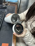 梵科茶水分離保溫杯高檔燜茶杯陶瓷內(nèi)膽高顏值水杯男女戶外車載泡茶杯 陶瓷內(nèi)膽-素雅白 500ml 曬單實拍圖