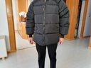 300斤胖妹妹大碼羽絨綿服加肥加大碼女冬裝韓版中長款棉服胖mm加大寬松顯瘦外套 黑色 2XL(建議125-150斤) 曬單實拍圖