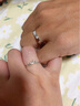 鉆石世家 為愛(ài)加冕 18K金鉆石情侶對戒鉆石戒指 結婚求婚生日紀念日禮物 圈號請聯(lián)系客服備注 女戒（11-15號圈） 曬單實(shí)拍圖