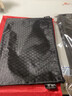 B5文件袋帆布拉鏈袋扶貧資料袋學(xué)生用試卷袋防水收納袋文具票據袋 球紋803-B5（28*20cm）黑色十個(gè)裝 曬單實(shí)拍圖
