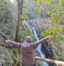 迪卡儂硬殼沖鋒衣男女戶(hù)外休閑登山徒步防風(fēng)防水夾克風(fēng)衣MH500外套 男款-暮山紫 L 曬單實(shí)拍圖