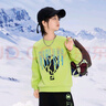 男生女生童裝男大童連帽羽絨服兒童字母中長款冬裝NCYAJ42036A 黑色【南方款】 150cm 曬單實拍圖
