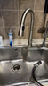 摩恩（MOEN） 水龍頭 可抽拉59銅冷熱水凈鉛廚房龍頭 水槽洗碗池龍頭Sleek系列 高端金色防指紋：雙出水抽拉龍頭 曬單實(shí)拍圖