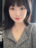 MGS曼古銀向日葵珍珠女士項鏈輕奢鎖骨鏈吊墜可拆生日生日禮物送女友 向日葵項鏈（吊墜可拆） 曬單實拍圖