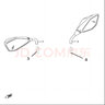 摩托莫里尼X-cape 車型 F59  REARVIEW MIRROR  后視鏡 1/591000-P14A-0004左后視鏡組件 曬單實拍圖